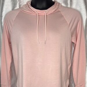 Athletic Works Pink Women’s M (8-10) Long Sleeve Scooped Hem Hoodie